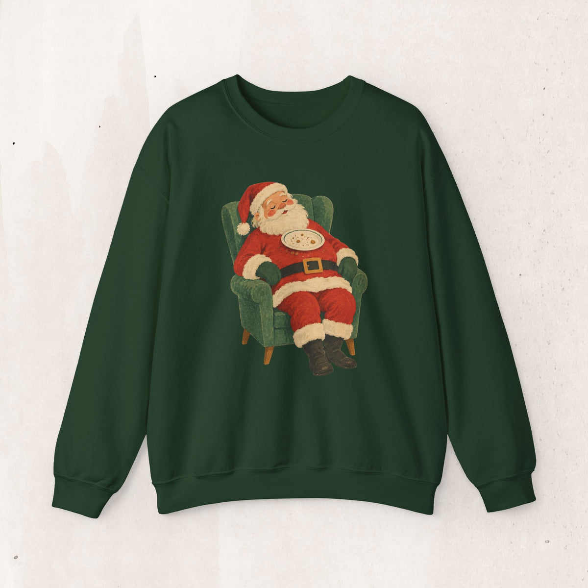Vintage Santa Claus in Armchair sweatshirt