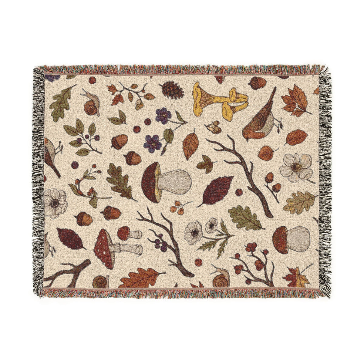 Autumn Forage Woven Blanket
