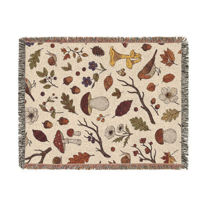 Autumn Forage Woven Blanket