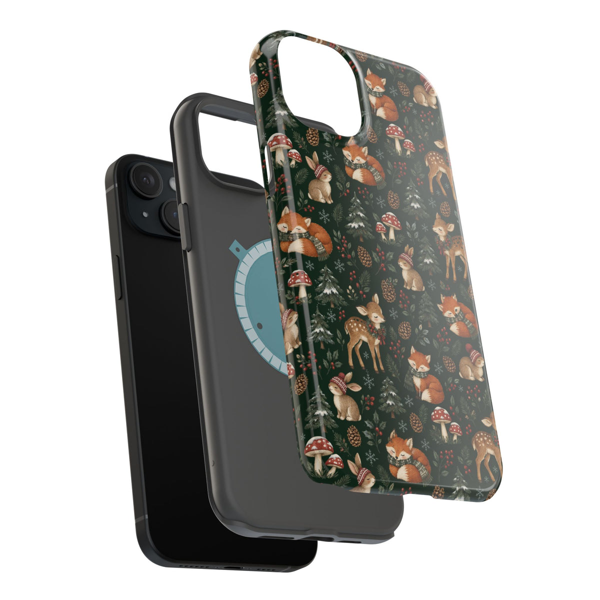 Woodland Fox & Deer MagSafe Phone Case, alternate view