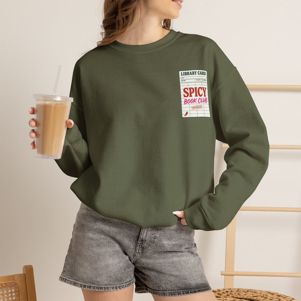 Spicy Book Club Crewneck Sweatshirt Printify