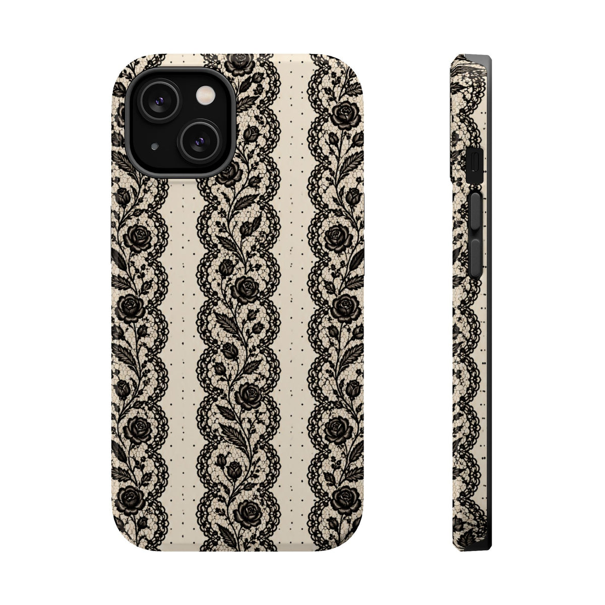 Lace Stripes Magnetic Phone Case