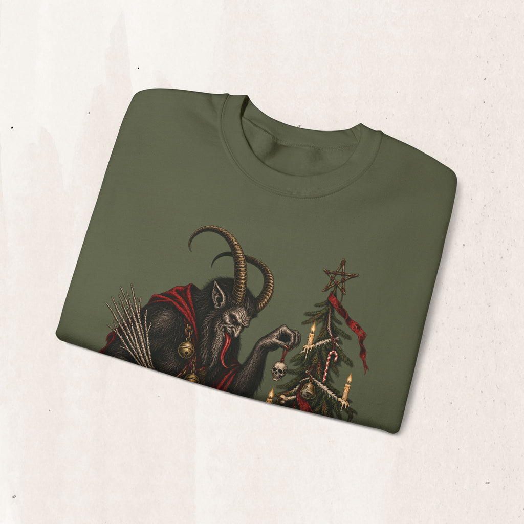 Krampus Christmas Crewneck Sweatshirt