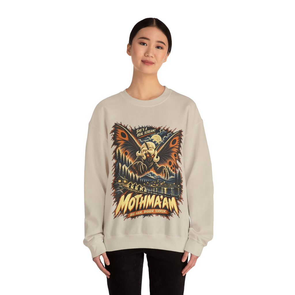Mothmaam Retro Monster Crewneck Sweatshirt