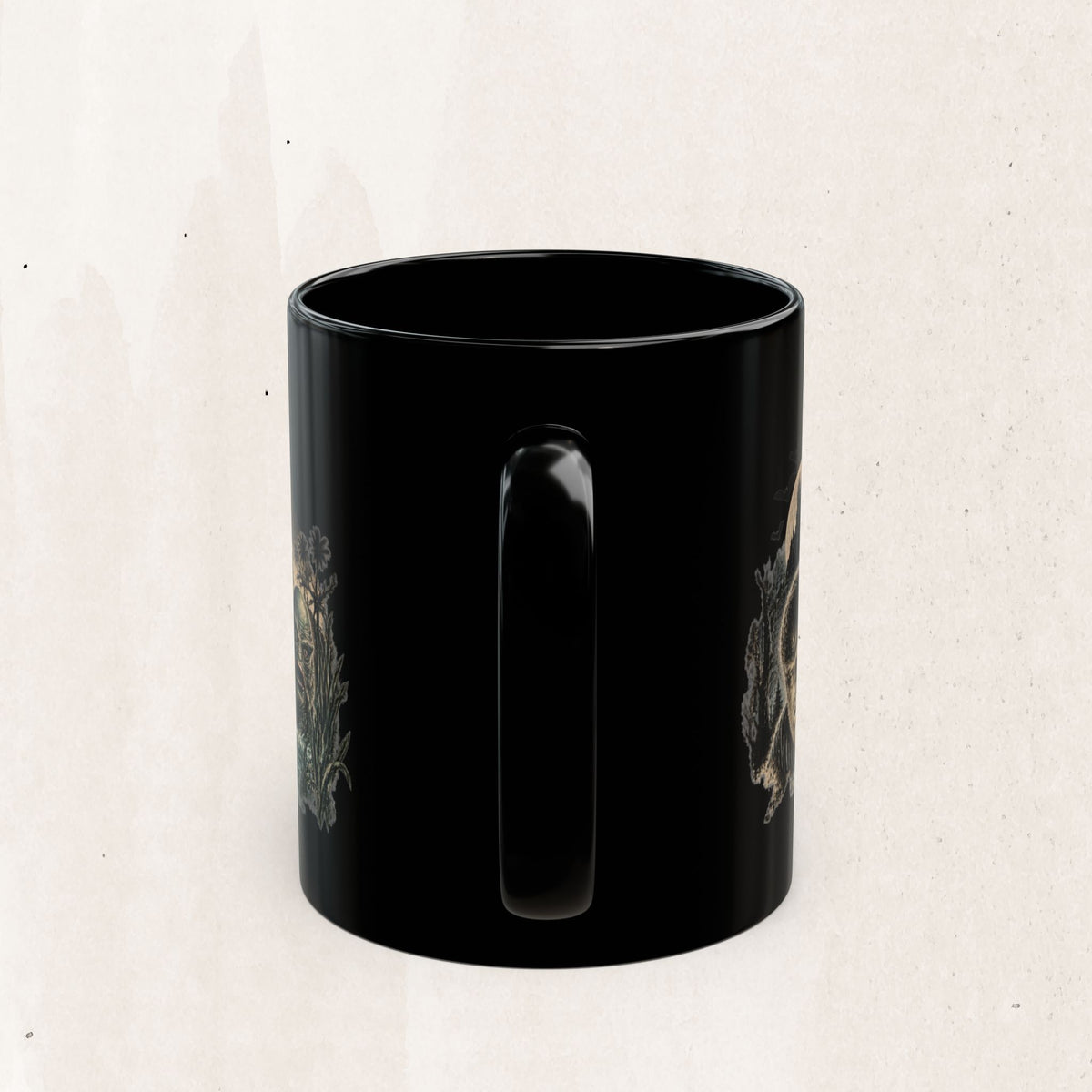 Horror Monsters Mug — Classic Universal Monsters Black Coffee Cup (11oz/15oz)