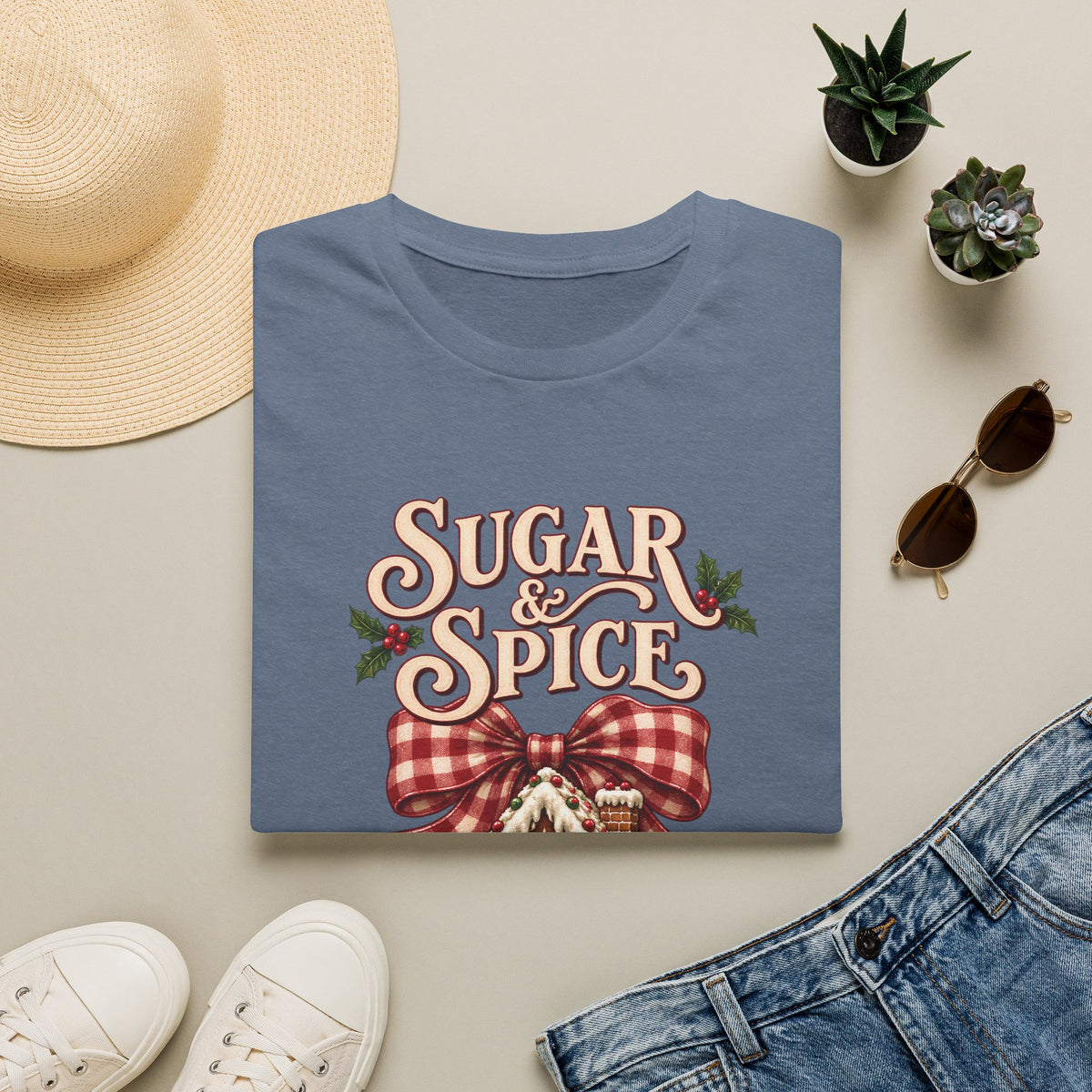 Sugar & Spice Gingerbread Christmas Tee