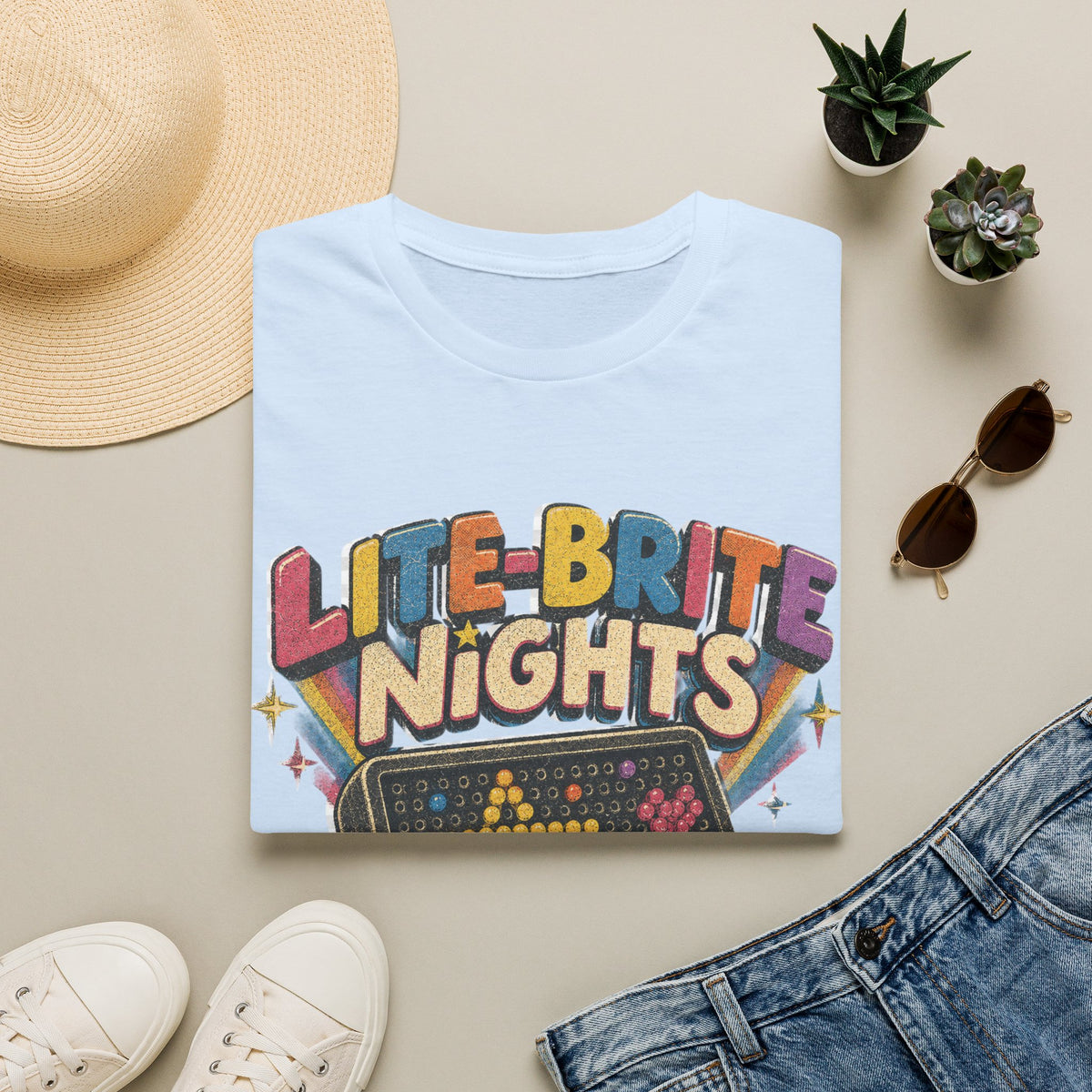 Lite-Brite Graphic Tee