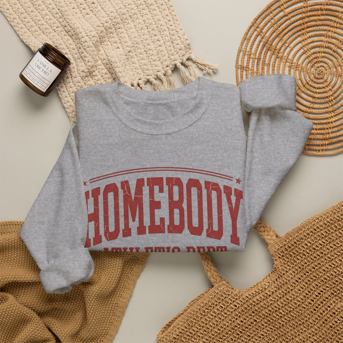 Homebody Athletic Dept Sweatshirt | Cozy Casual Homewear