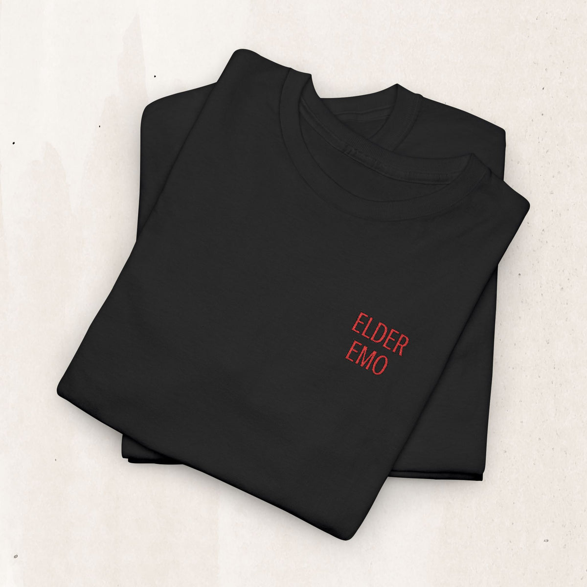 Elder Emo Embroidered Tee