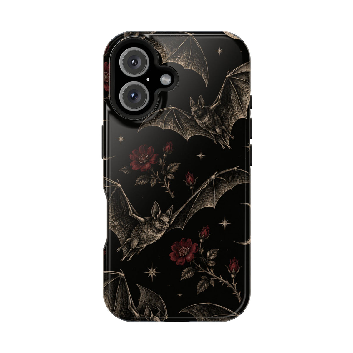 Gothic Bat & Moon Magnetic Phone Case, alternate view