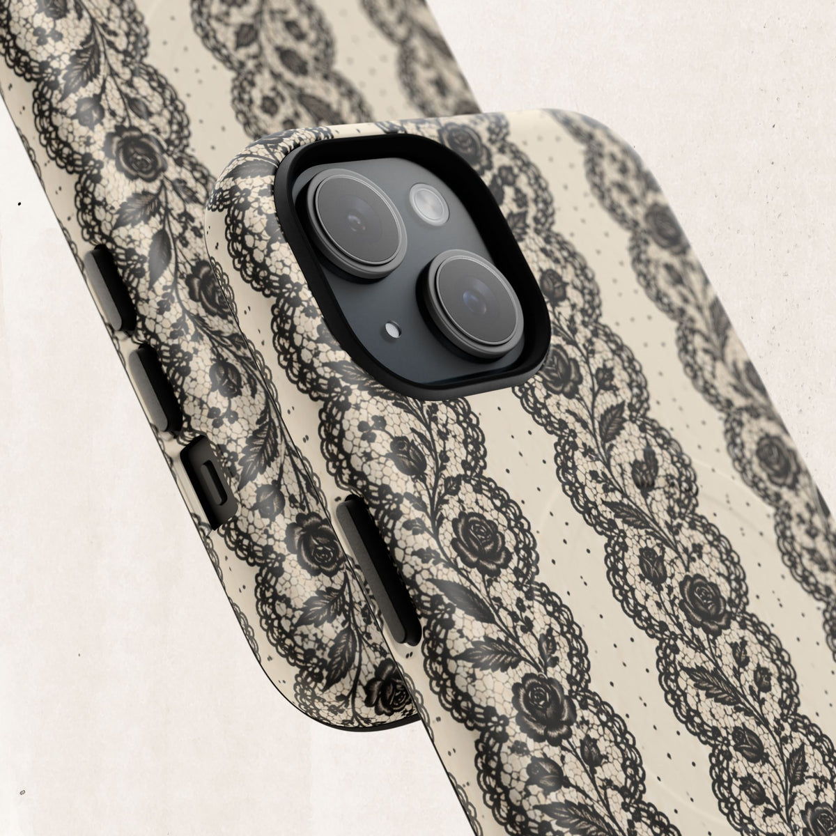 Lace Stripes Magnetic Phone Case