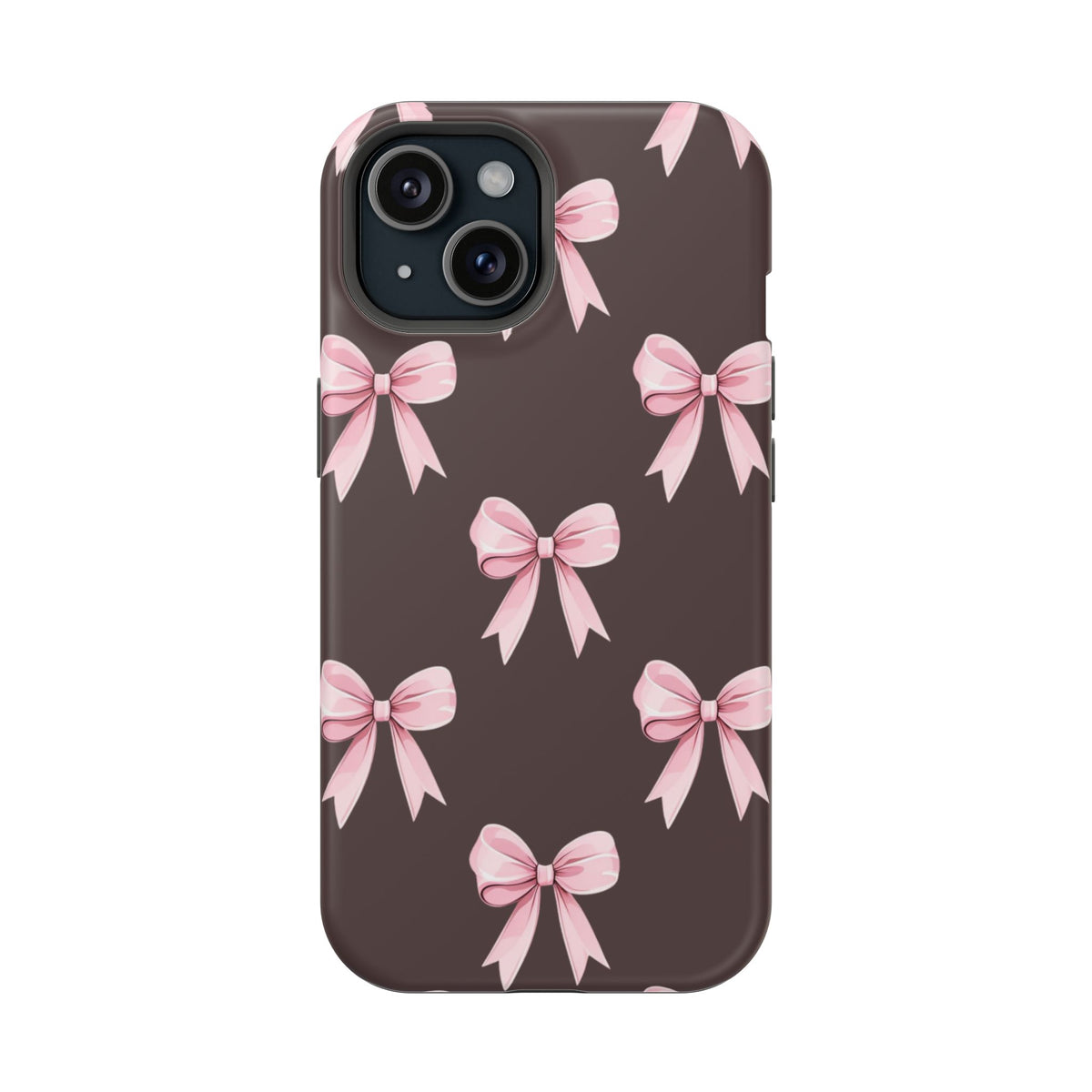 Pink Ribbon Bow Magnetic Phone Case, alternate view