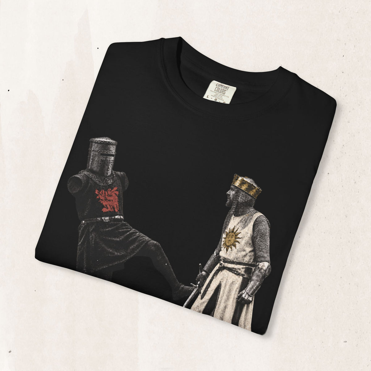 M Python & The Holy Grail Black Knight Tee Printify