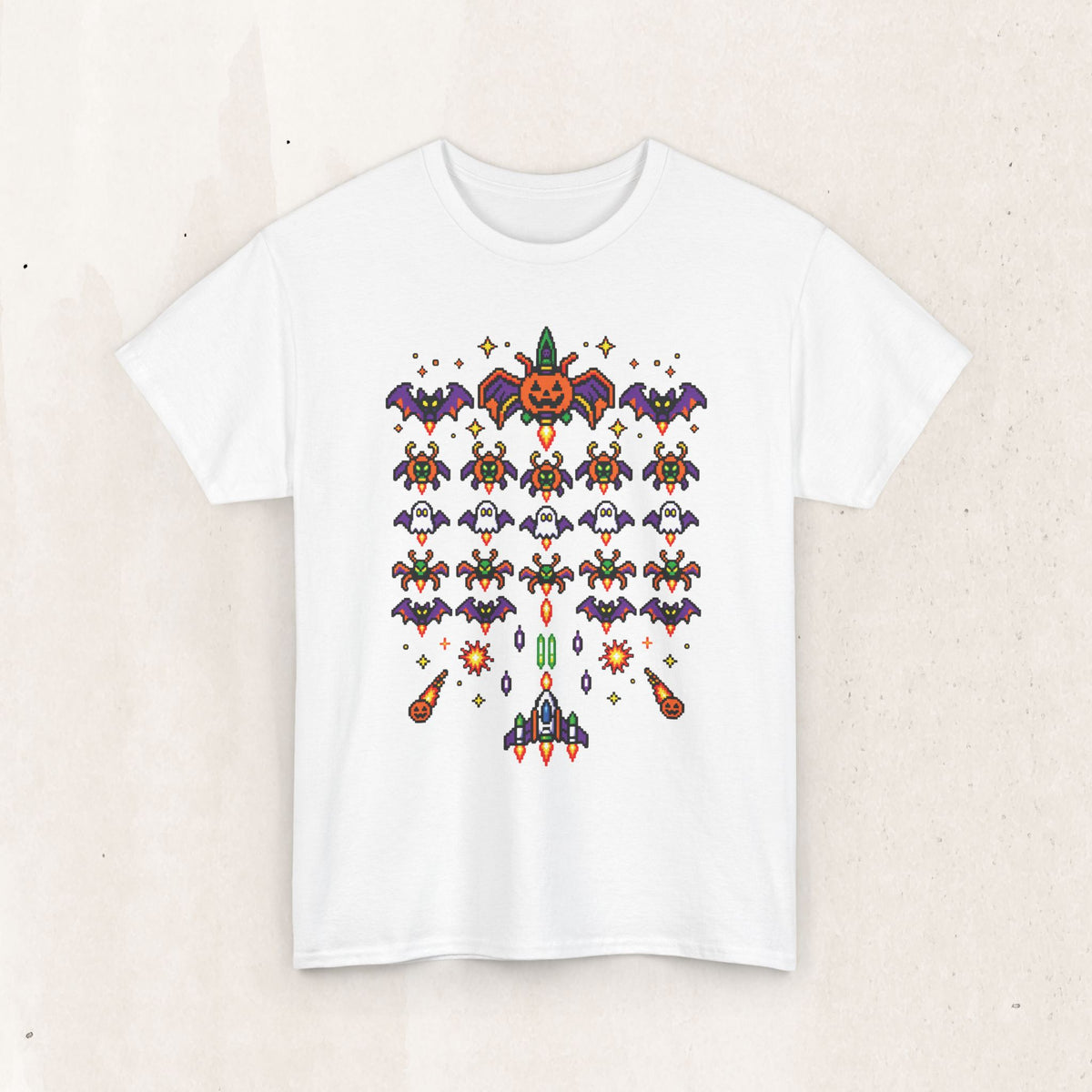 Halloween Galaga Graphic Tee