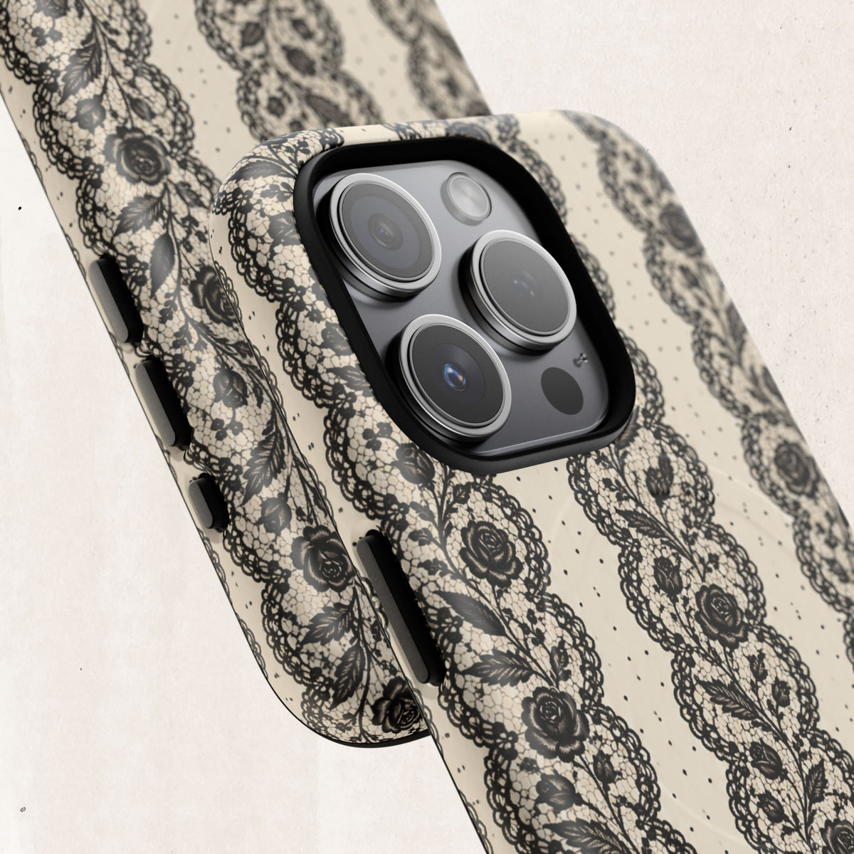 Lace Stripes Magnetic Phone Case