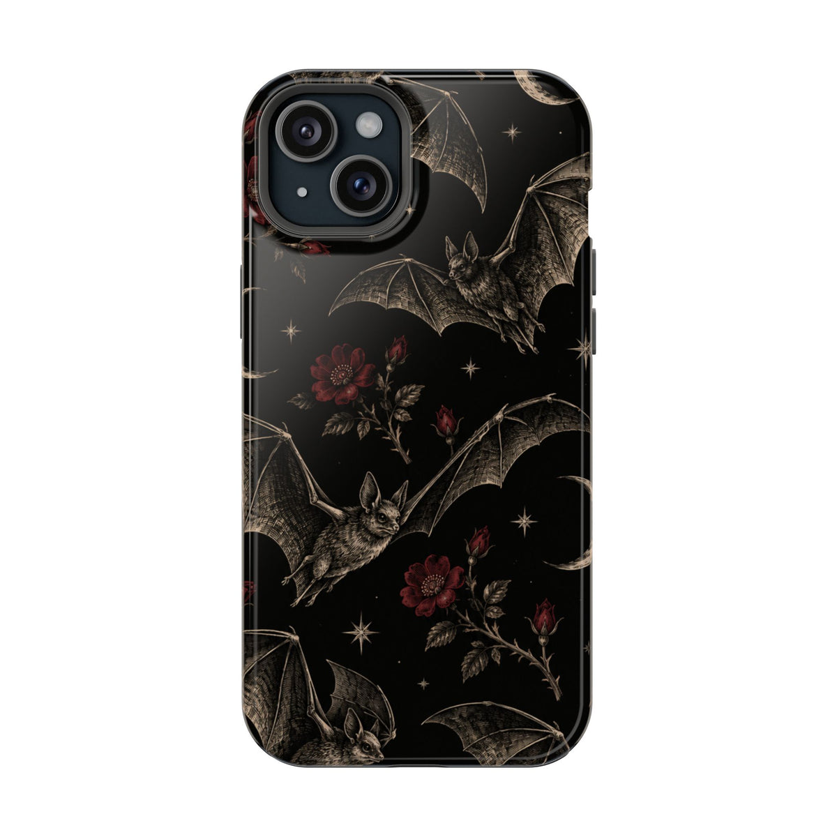 Gothic Bat & Moon Magnetic Phone Case, alternate view
