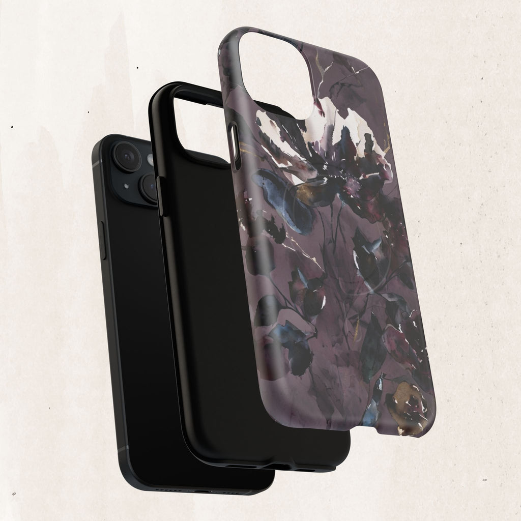 Floral Noir Magnetic Phone Case