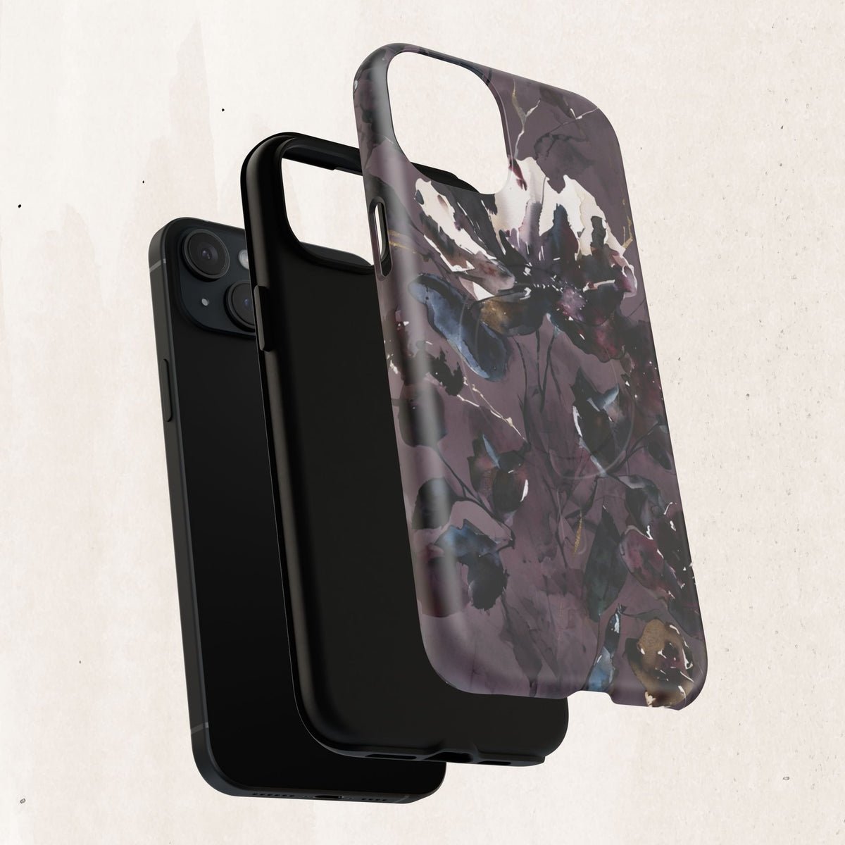 Floral Noir Magnetic Phone Case