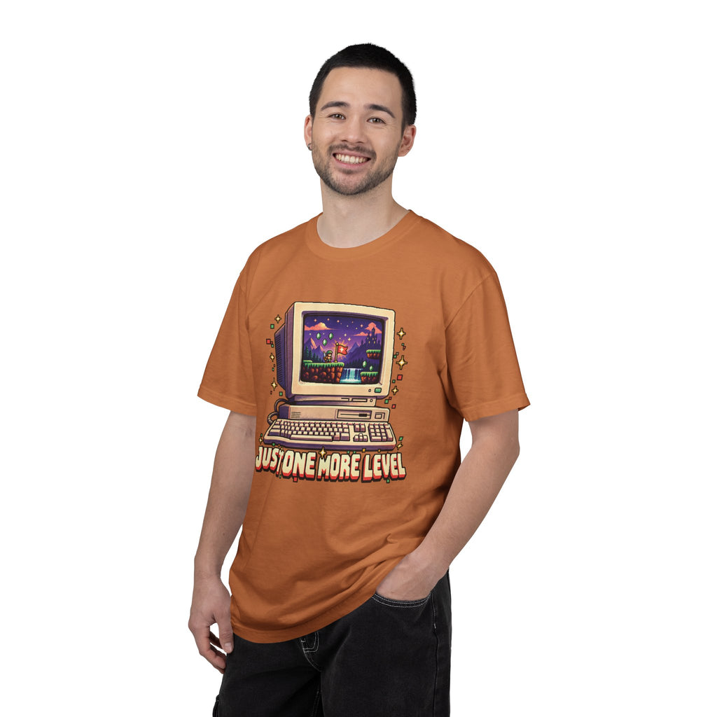 Retro Computer 'Just One More Level' Gaming Tee