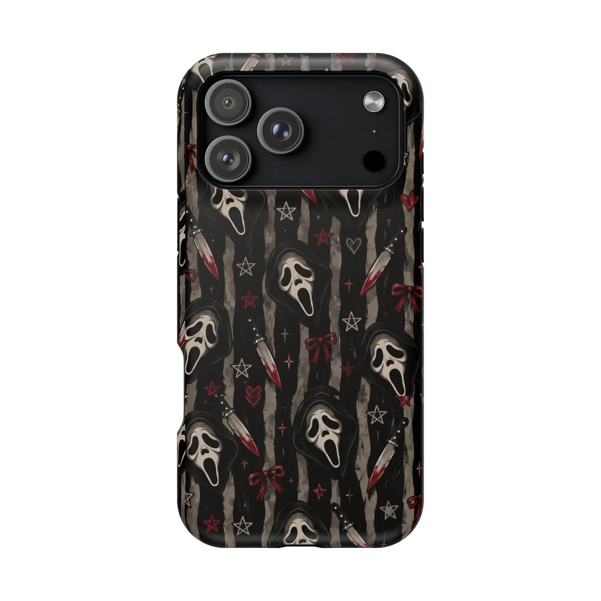 Ghostface Pattern iPhone Case, alternate view