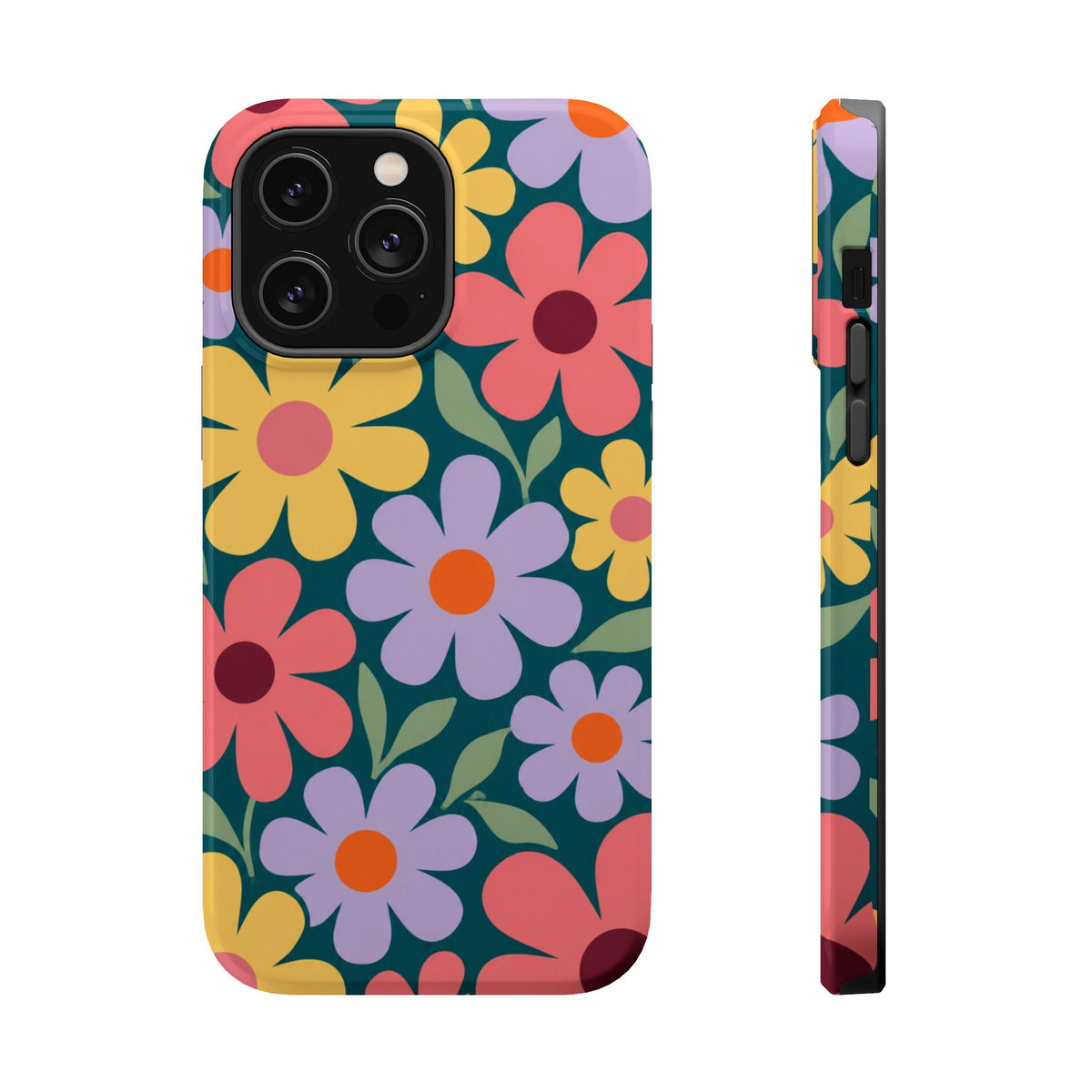 Retro Floral Phone Case, alternate view