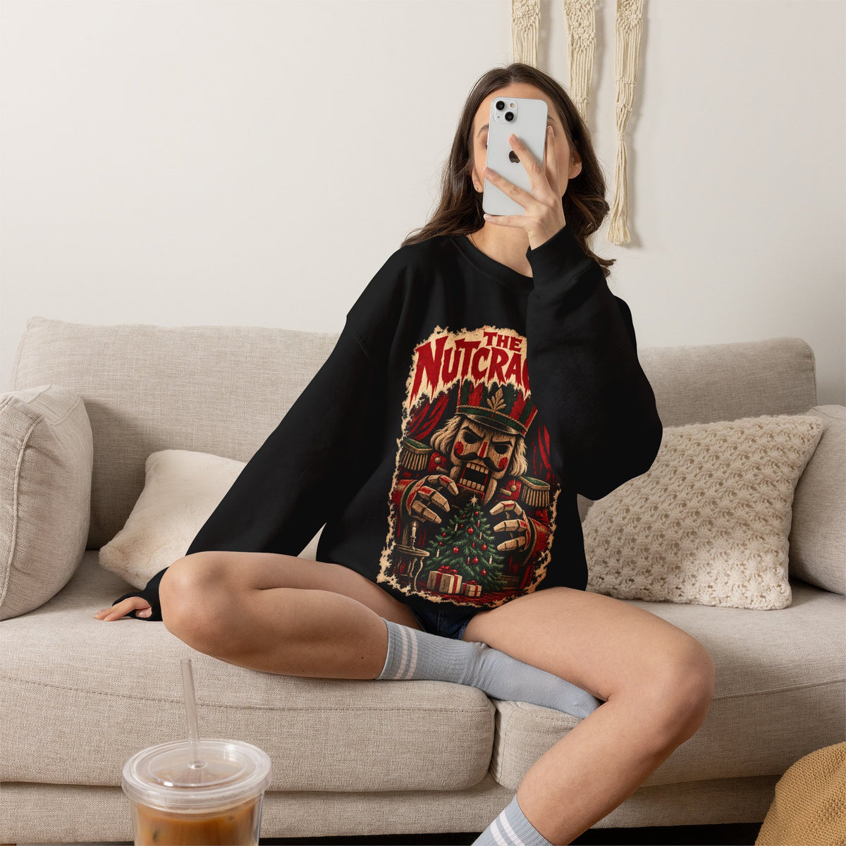 The Nutcracker Vintage Horror Movie Poster sweatshirt