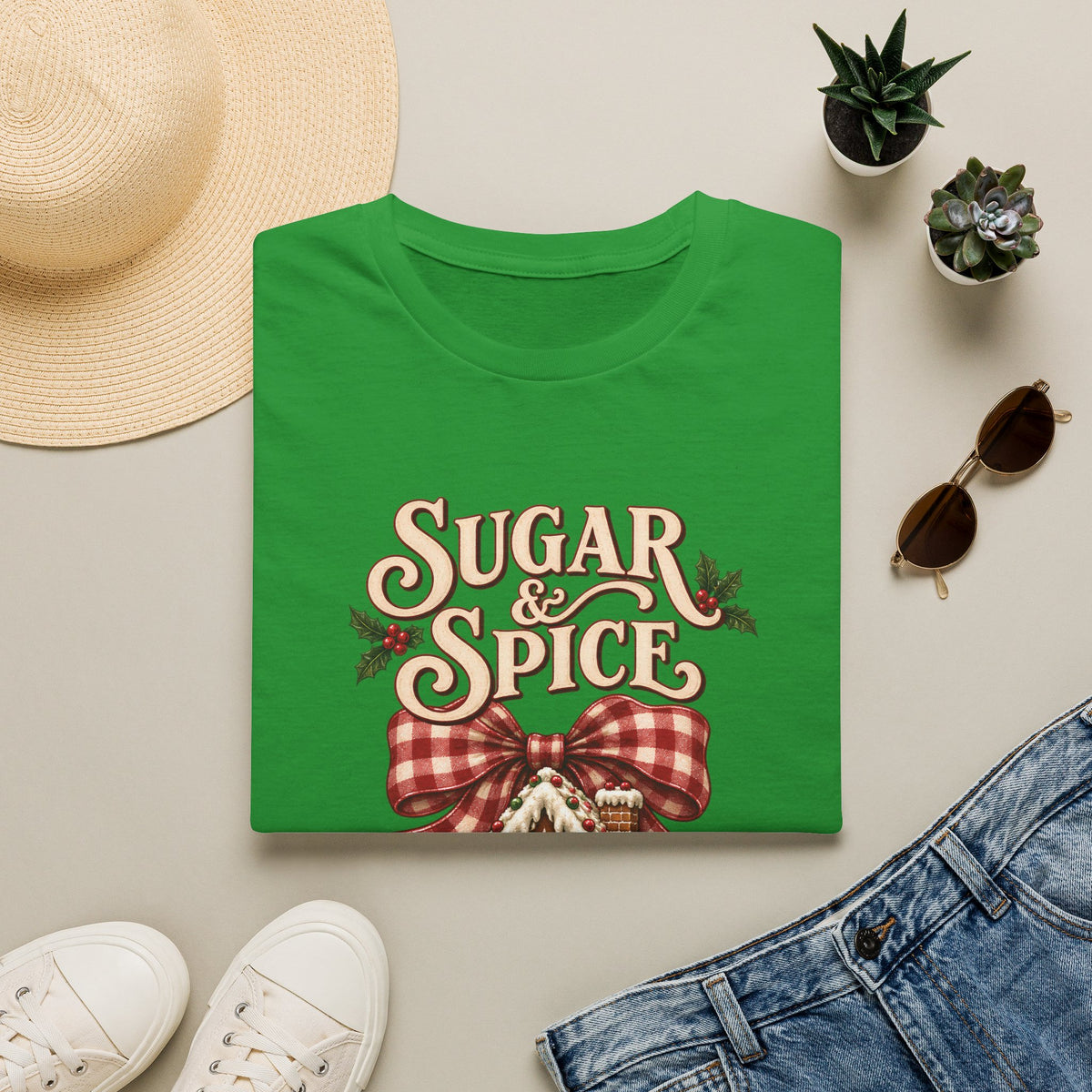 Sugar & Spice Gingerbread Christmas Tee