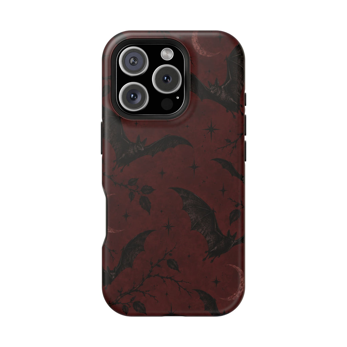 Gothic Bat Moon Magnetic Phone Case, alternate view