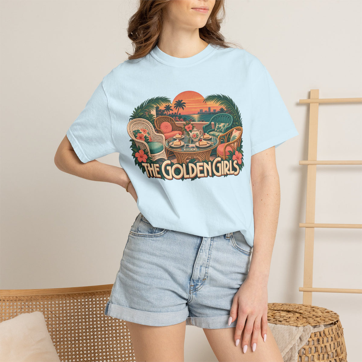 Golden Girls Retro Sunset Tee