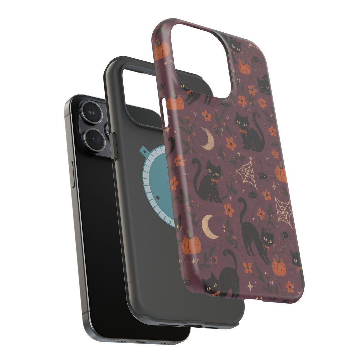 Halloween Black Cat MagSafe Phone Case, alternate view