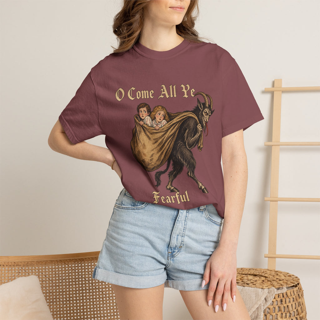 Vintage Krampus Christmas Tee Printify