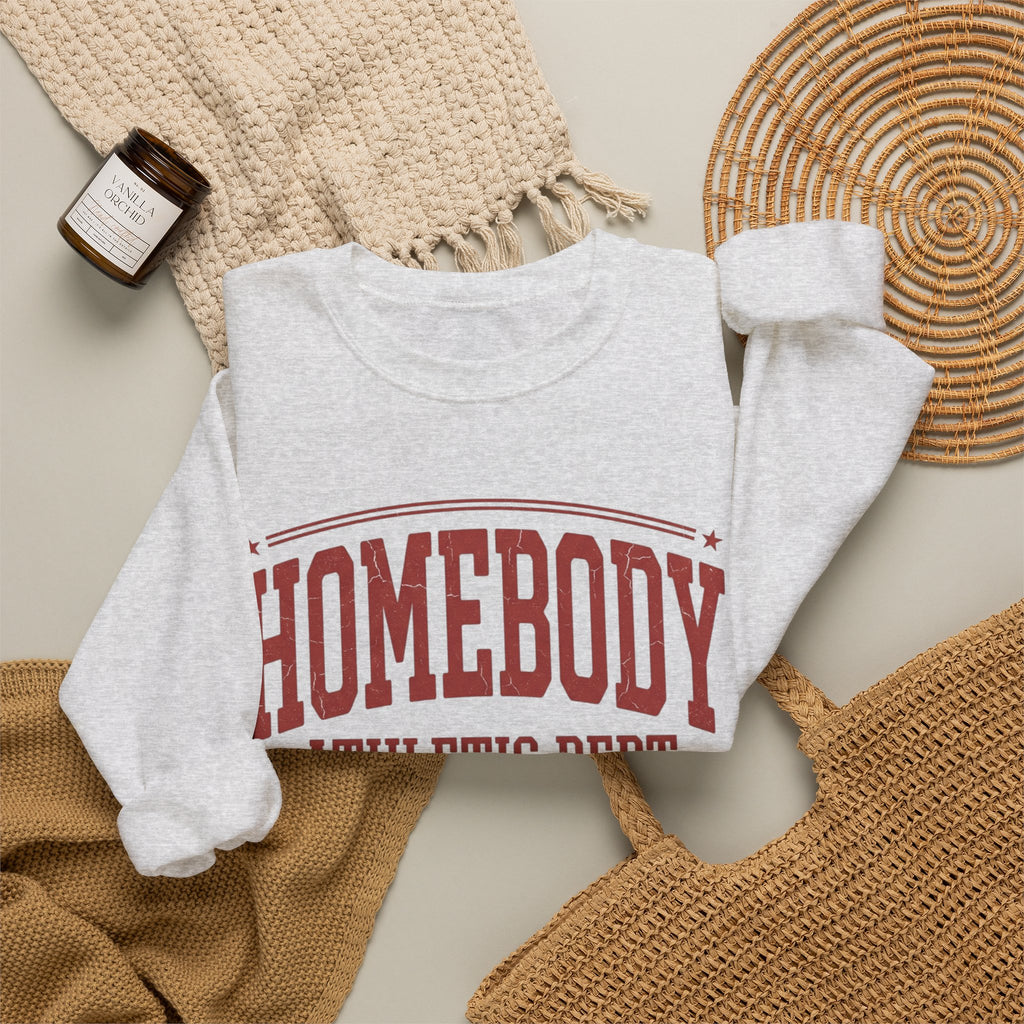Homebody Athletic Dept Sweatshirt | Cozy Casual Homewear