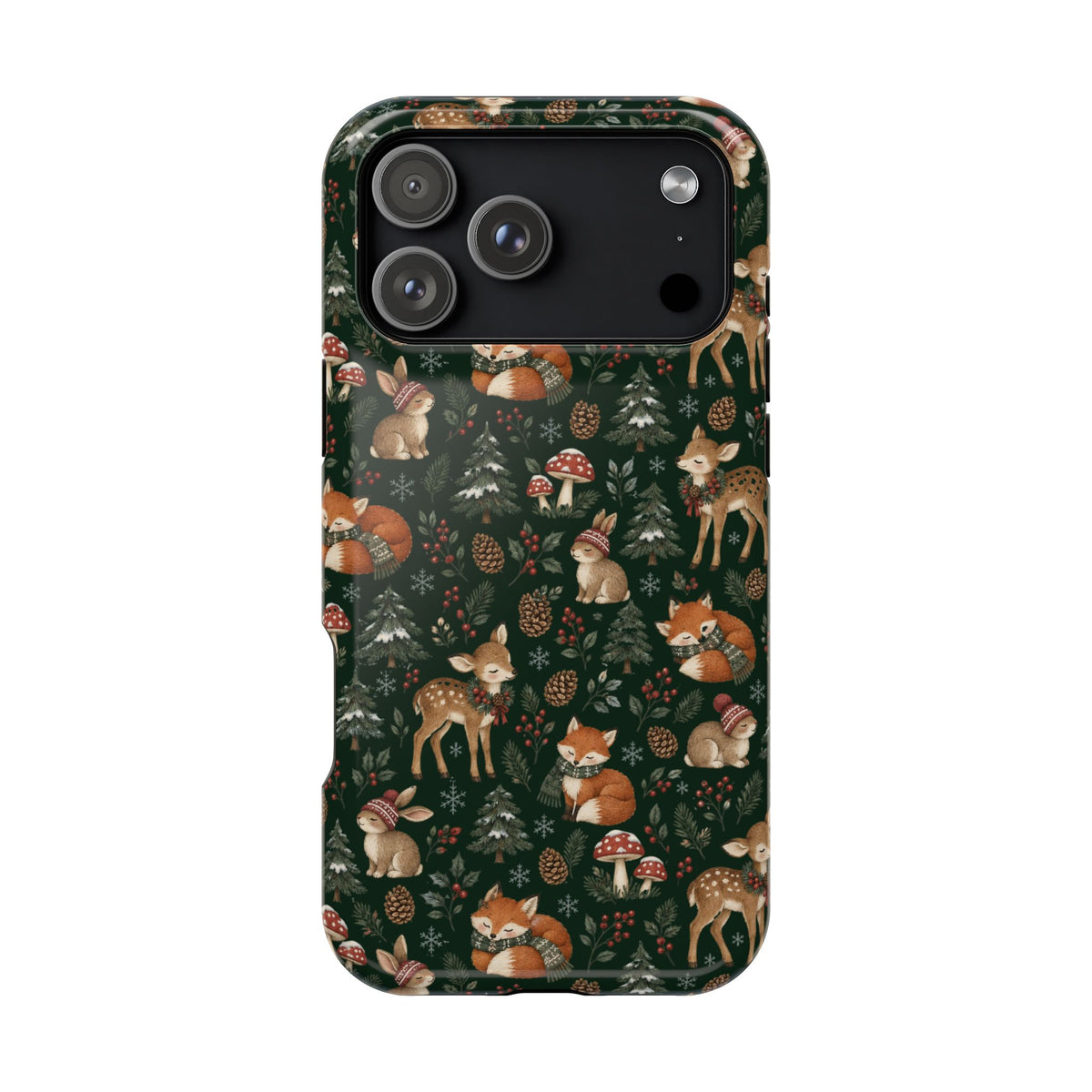 Woodland Fox & Deer MagSafe Phone Case, alternate view