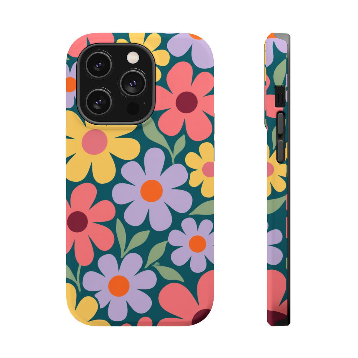 Retro Floral Phone Case, alternate view