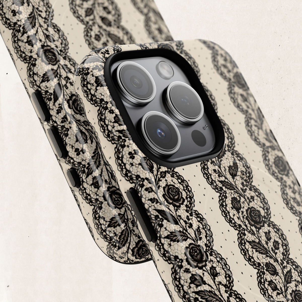 Lace Stripes Magnetic Phone Case