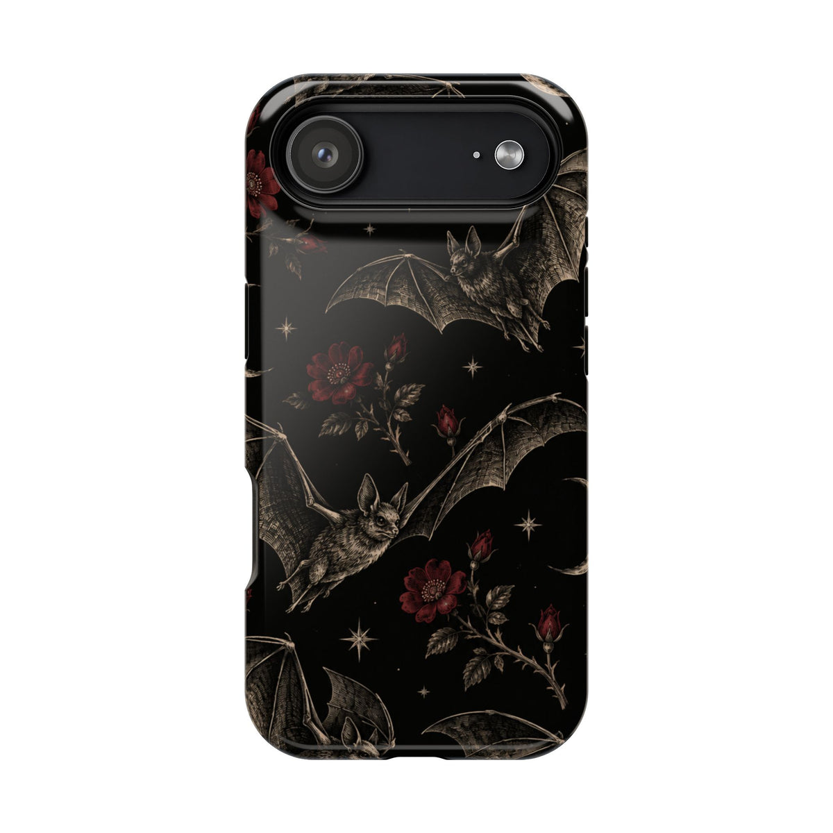 Gothic Bat & Moon Magnetic Phone Case, alternate view