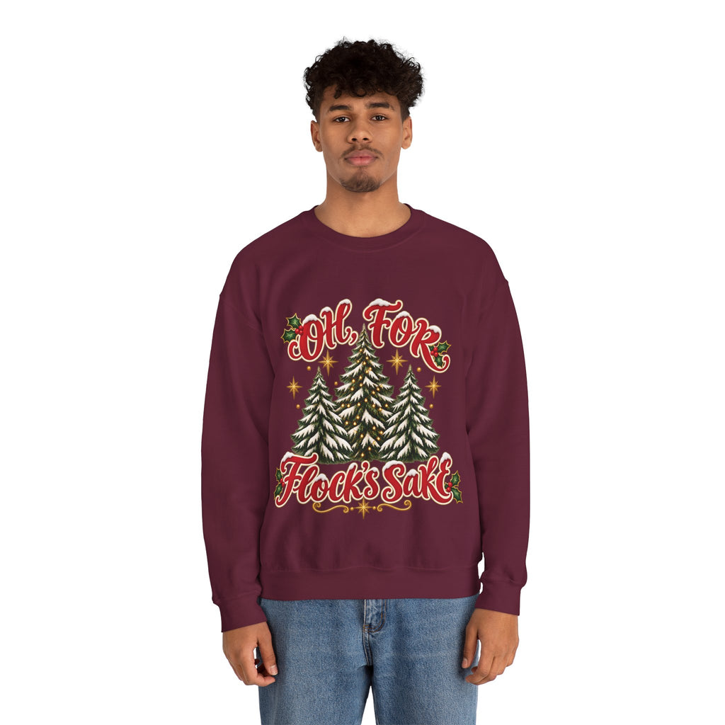Oh For Flock’s SakeChristmas Tree Sweatshirt