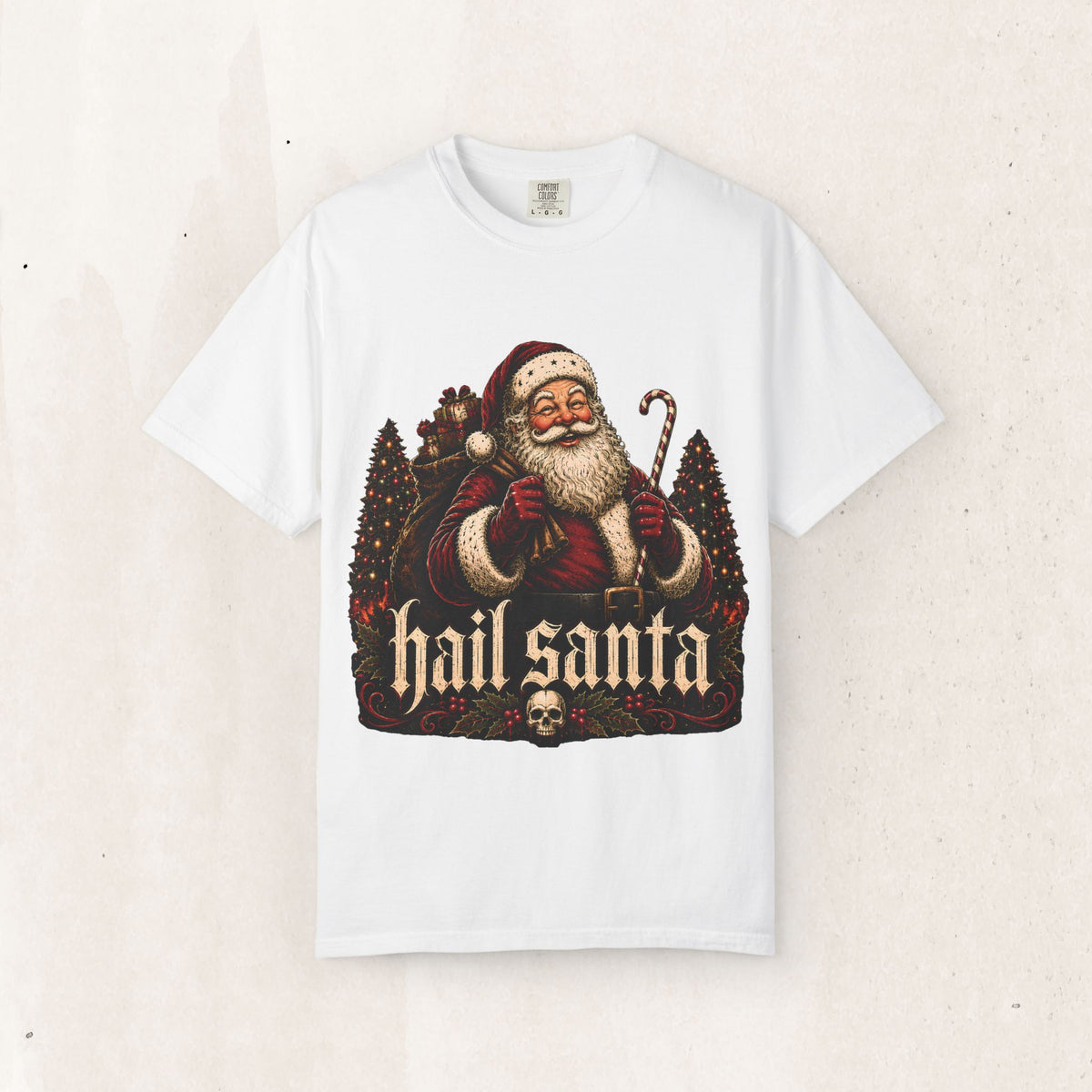 Hail Santa Vintage Graphic Tee