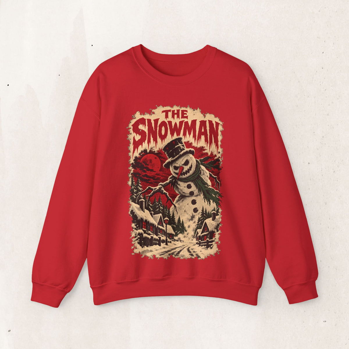 The Snowman Vintage Horror Movie Poster sweatshirt