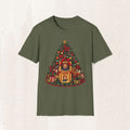 Chucky Christmas Graphic Tee – Creepy Horror Christmas Shirt – Military Green