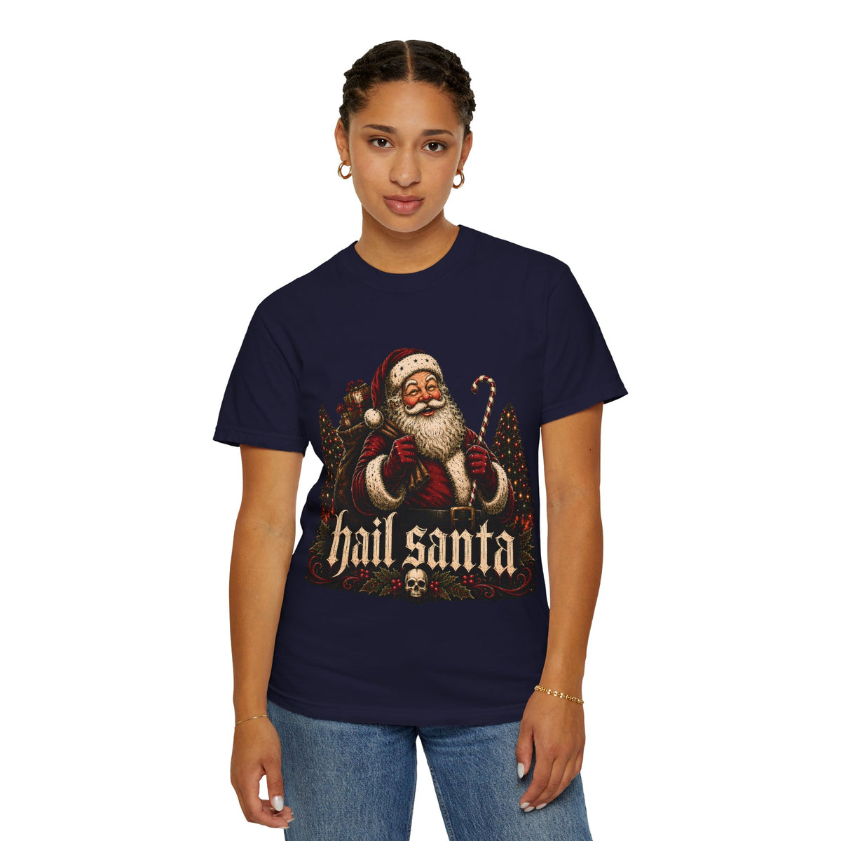 Hail Santa Vintage Graphic Tee