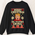 Merry Christmas Ya Filthy Animal Sweatshirt – Home Alone – Black