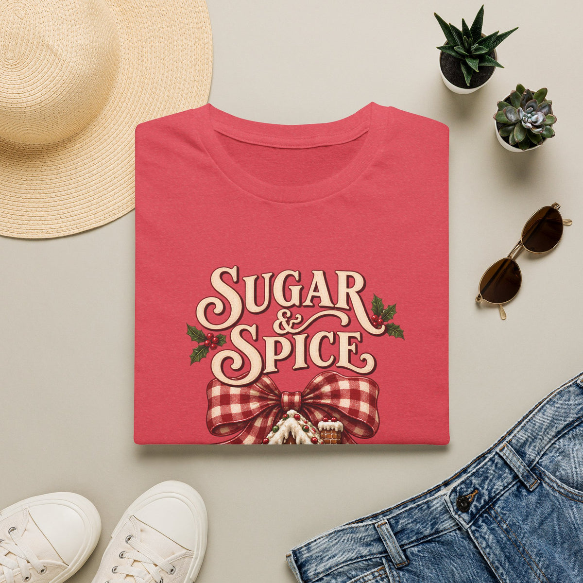 Sugar & Spice Gingerbread Christmas Tee