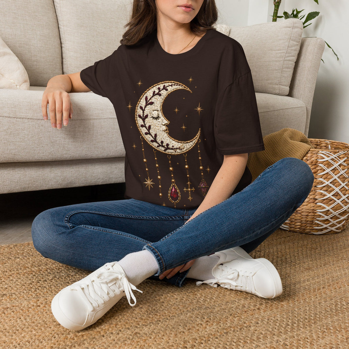 Celestial Moon Dreamcatcher Tee