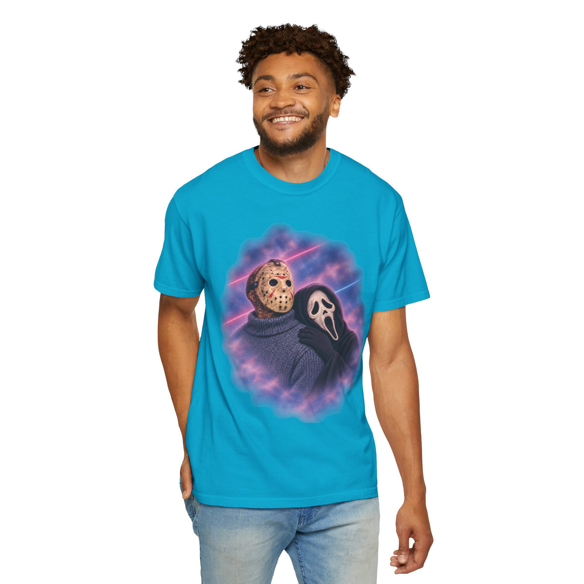 Jason Vorhees & Ghostface 80's Portrait Tee