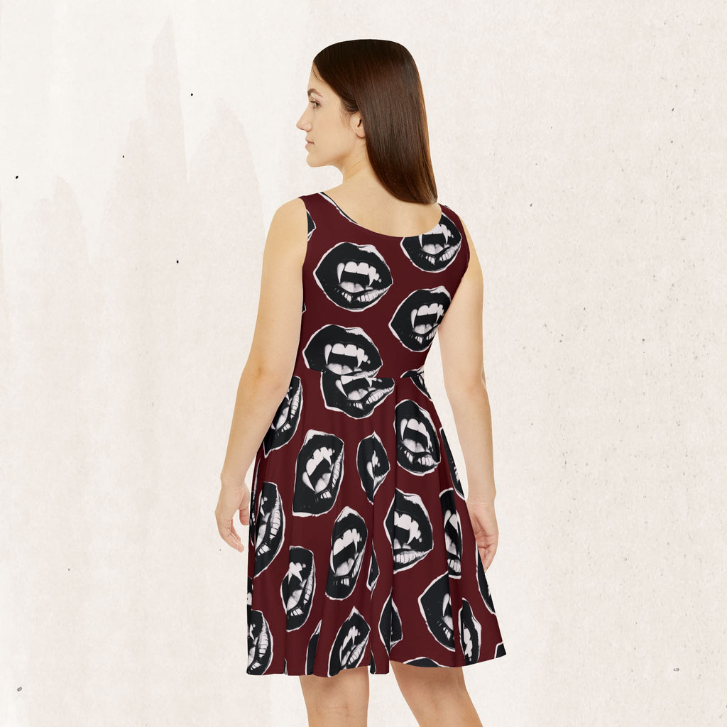Vampire Fangs Women's Skater Dress