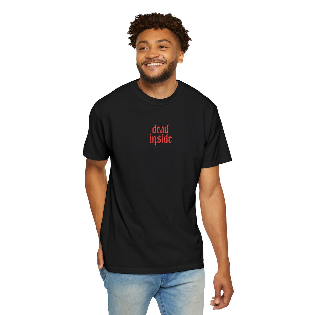 Embroidered "Dead Inside" Tee