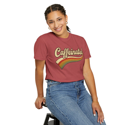 Caffeinated Retro Stripe Tee