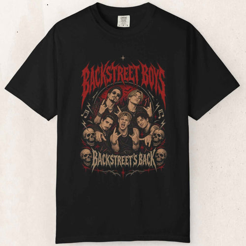 Backstreet Boys Metal Band Tee – Black
