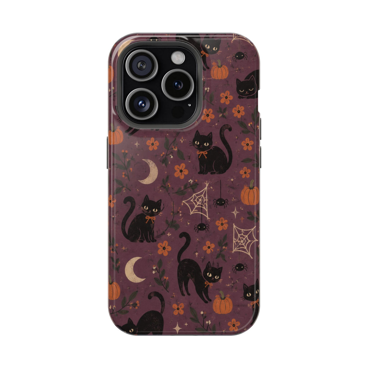 Halloween Black Cat MagSafe Phone Case, alternate view
